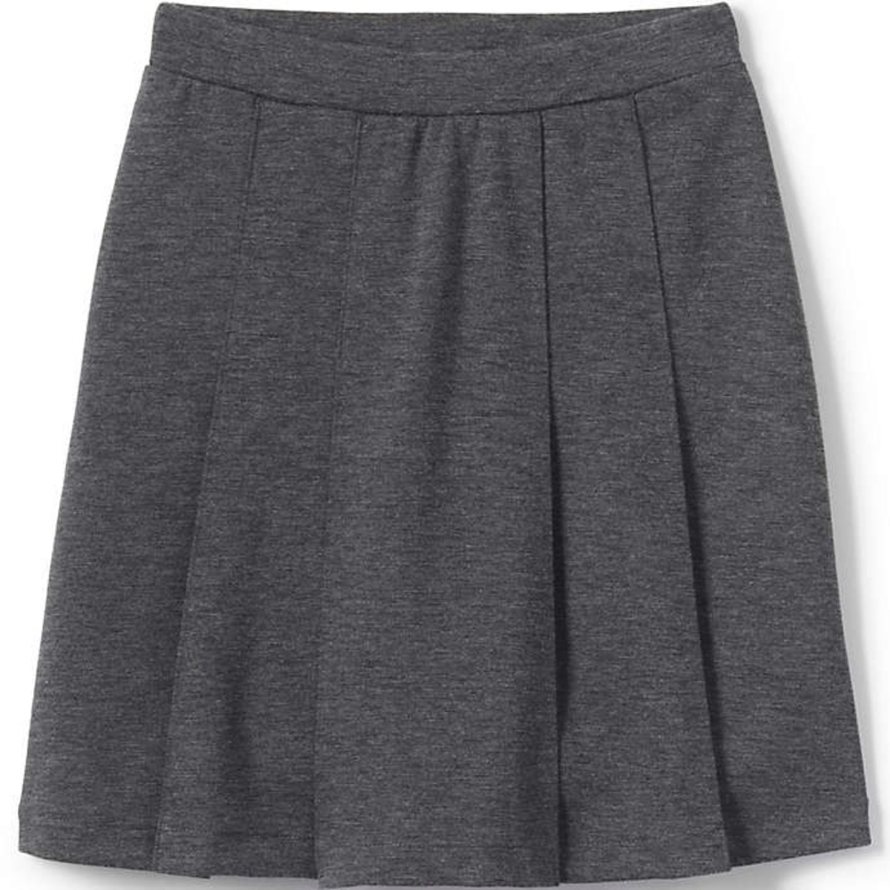 Land’s End Uniform Pointe Skirt Charcoal Gray Women’s 14